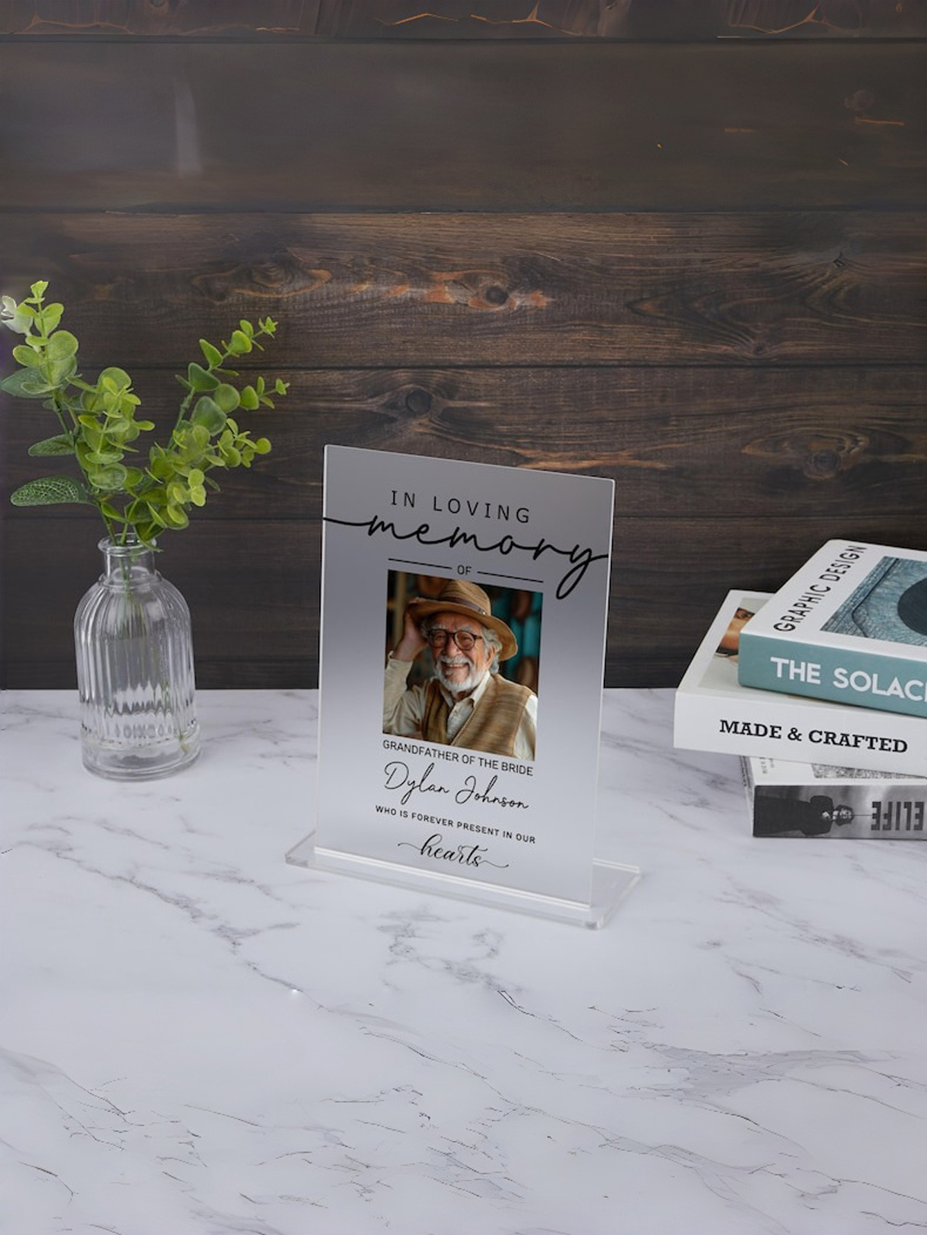 Heartfelt Memorial Custom Gifts Commemorative Acrylic Memorial and Condolence Gifts